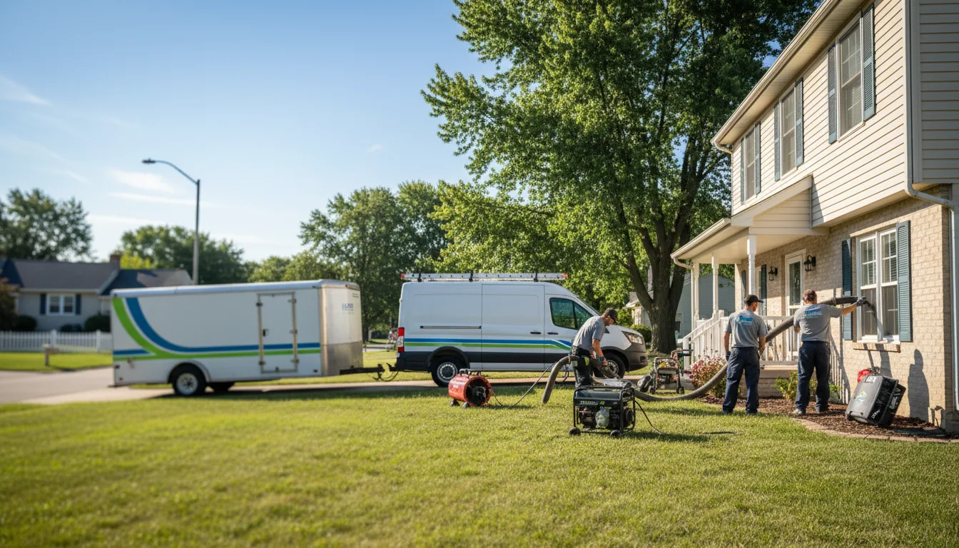 Flooded Basement Restoration And Cleanup With Repair in Garden Grove, IA near me